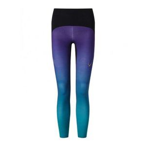 Lucas Hugh Ziggy Ombre Leggings L High Rise Purple/Blue